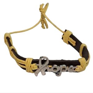 HOPE Leather & Rope Bracelet 3950